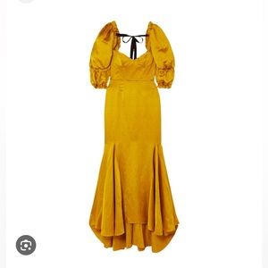 Brock collective olaya linen maxi dress